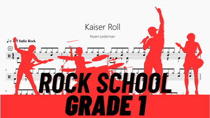 Kaiser Roll【Rock school Lv1】 - 鼓譜 Drumtabs ドラム楽譜