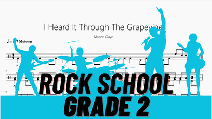 l Heard It Through The Grapevine【Rock school Lv2】 - 鼓譜 Drumtabs ドラム楽譜