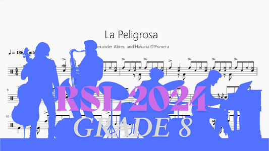 La Peligrosa【Rock school Lv8】 - 鼓譜 Drumtabs ドラム楽譜