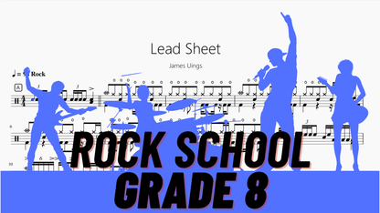 Lead Sheet【Rock school Lv8】 - 鼓譜 Drumtabs ドラム楽譜