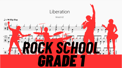 Liberation【Rock school Lv1】 - 鼓譜 Drumtabs ドラム楽譜