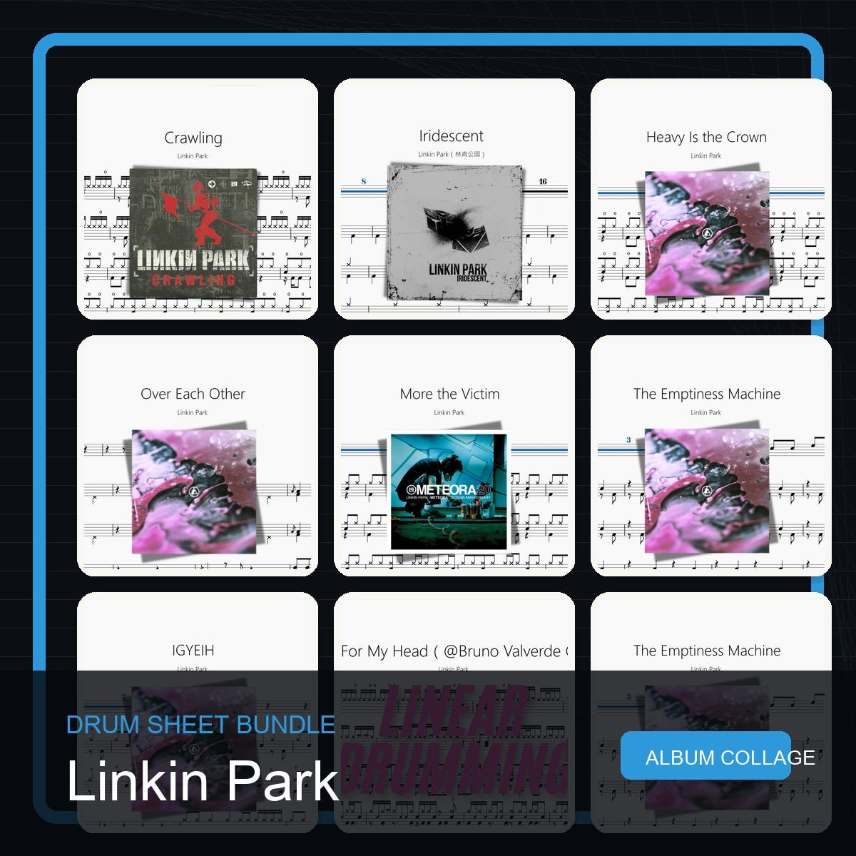Linkin Park 鼓譜打包合集 - 鼓譜 Drumtabs ドラム楽譜