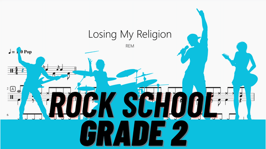 Losing My Religion【Rock school Lv2】 - 鼓譜 Drumtabs ドラム楽譜