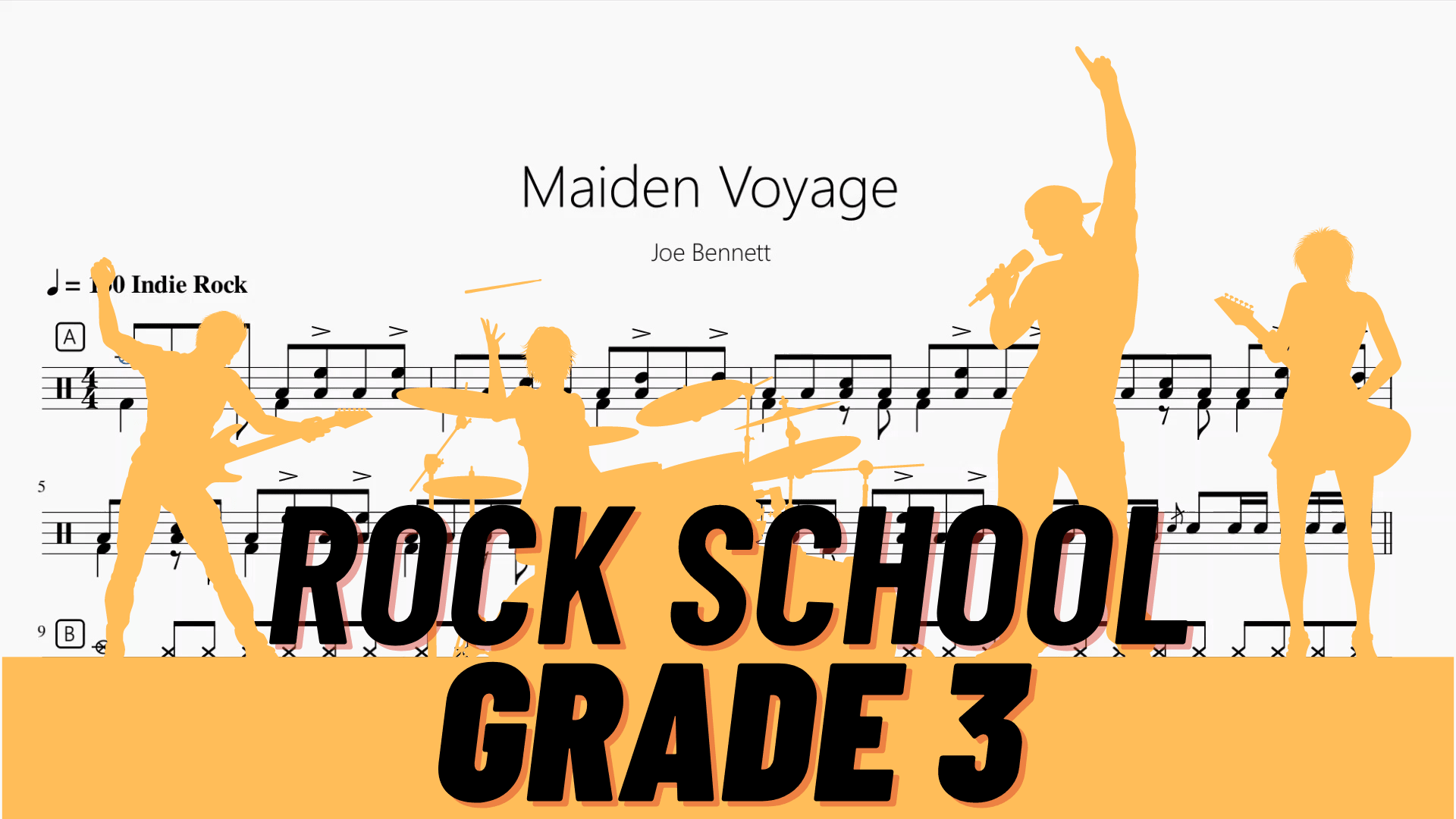 Maiden Voyage【Rock school Lv3】 - 鼓譜 Drumtabs ドラム楽譜