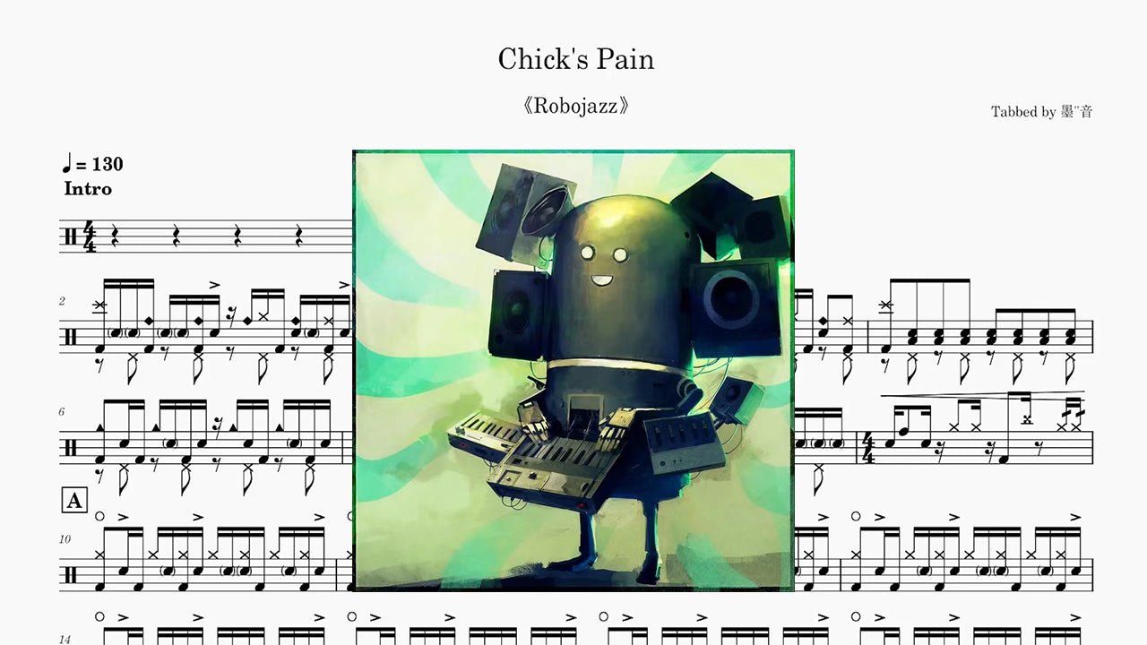 Mathieu Fiset - Chick's Pain - 鼓譜 Drumtabs ドラム楽譜