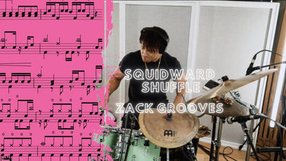 Squidward Shuffle By Zack Grooves Drum Cover