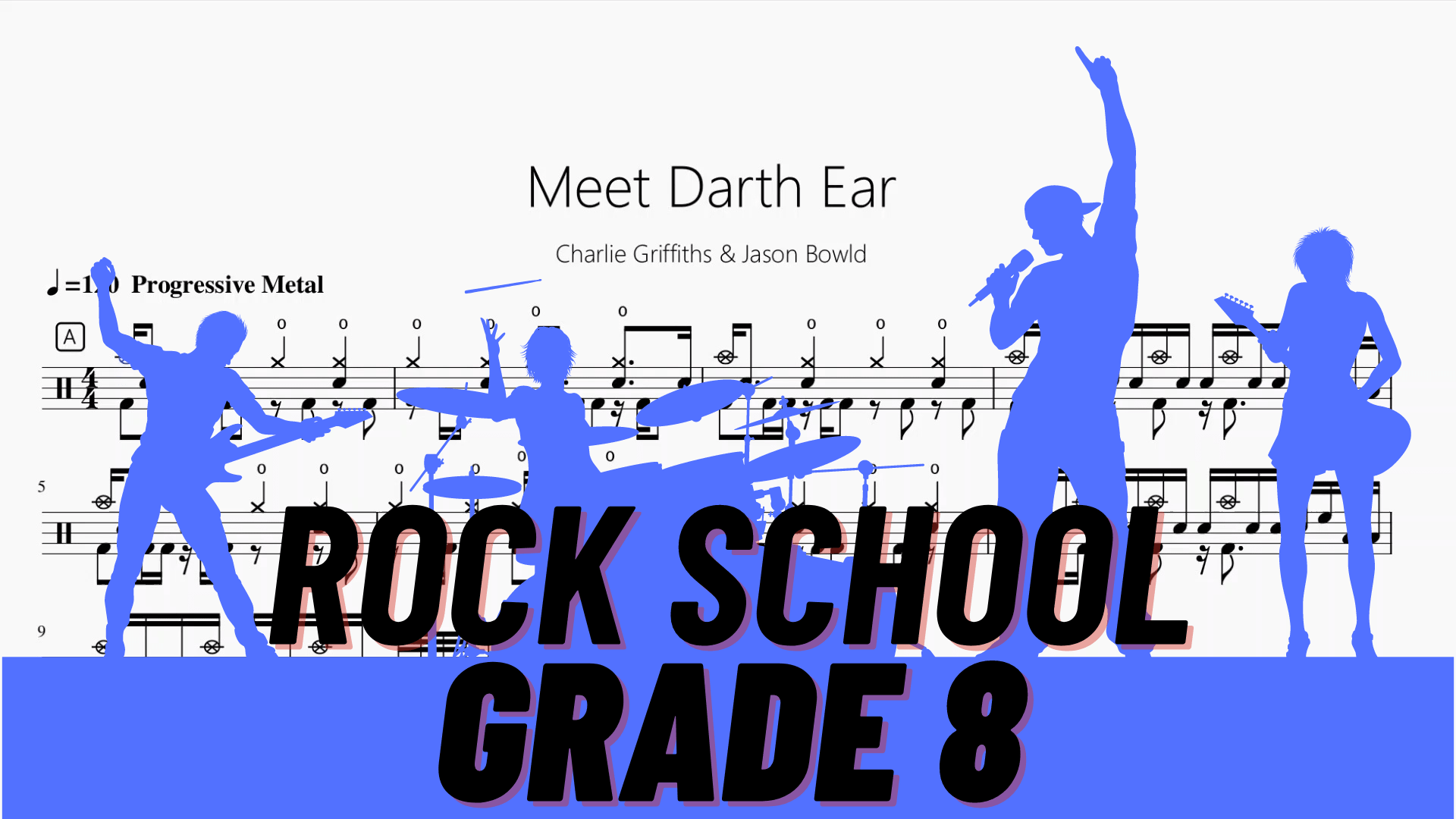 Meet Darth Ear【Rock school Lv8】 - 鼓譜 Drumtabs ドラム楽譜