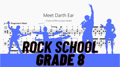 Meet Darth Ear【Rock school Lv8】 - 鼓譜 Drumtabs ドラム楽譜
