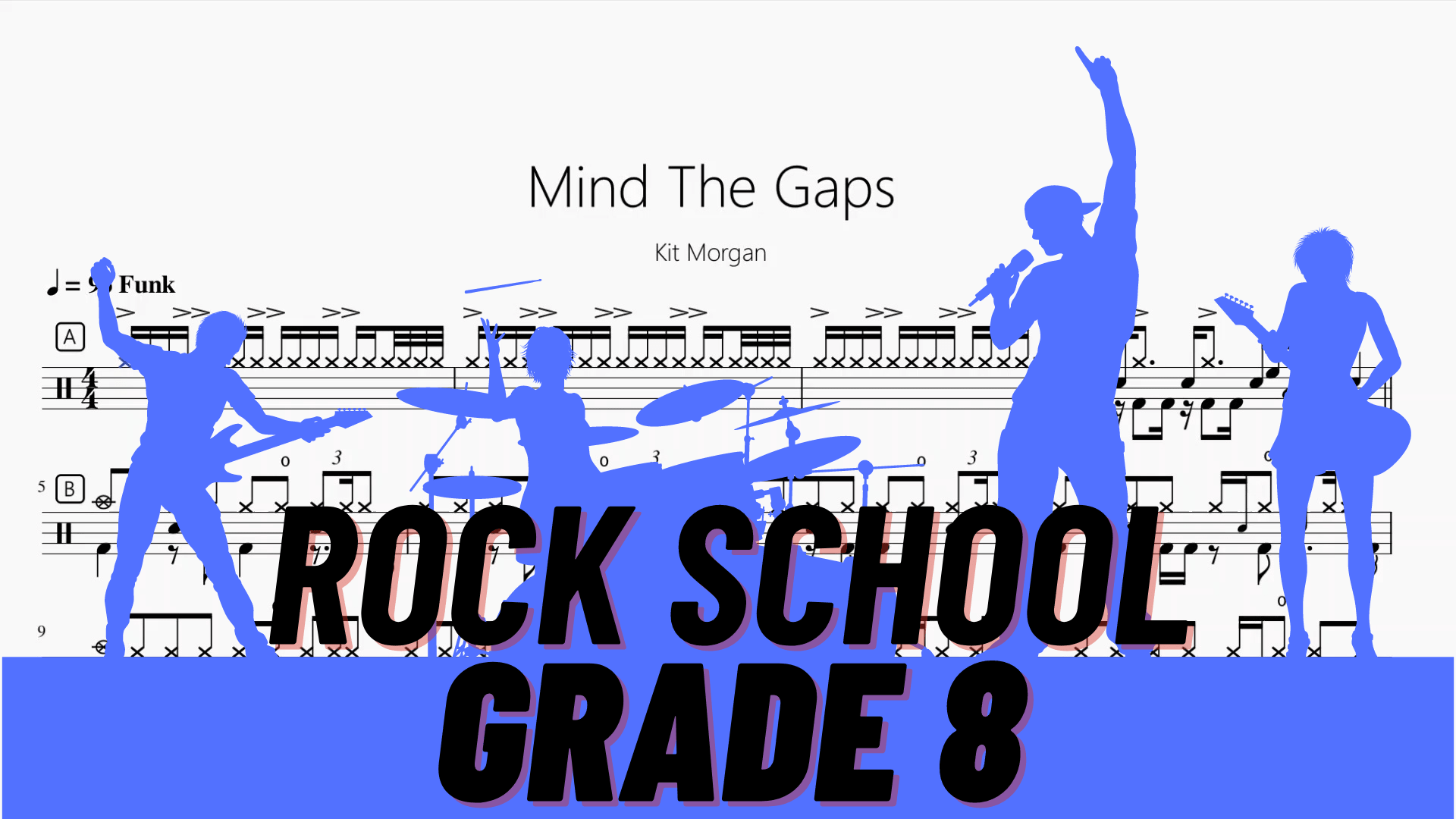 Mind The Gaps【Rock school Lv8】 - 鼓譜 Drumtabs ドラム楽譜