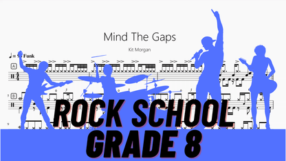 Mind The Gaps【Rock school Lv8】 - 鼓譜 Drumtabs ドラム楽譜