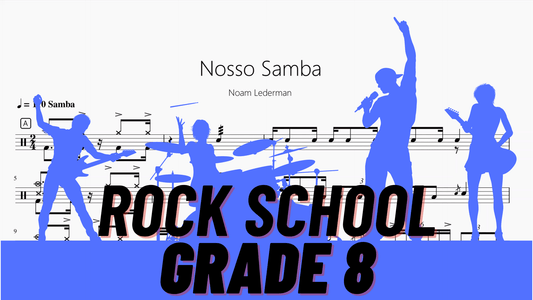 Nosso Samba【Rock school Lv8】 - 鼓譜 Drumtabs ドラム楽譜