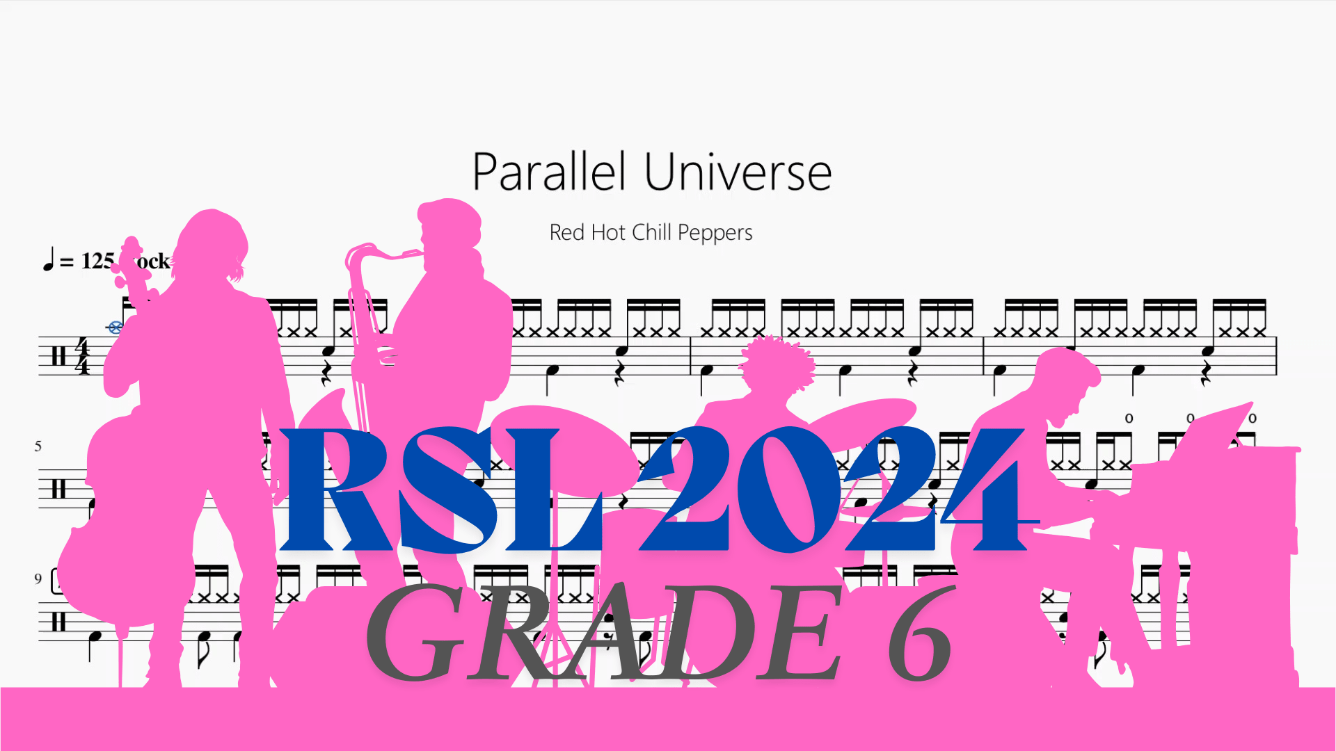 Parallel Universe【Rock school Lv6】 - 鼓譜 Drumtabs ドラム楽譜