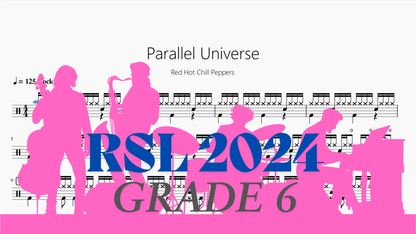 Parallel Universe【Rock school Lv6】 - 鼓譜 Drumtabs ドラム楽譜
