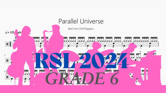 Parallel Universe【Rock school Lv6】 - 鼓譜 Drumtabs ドラム楽譜