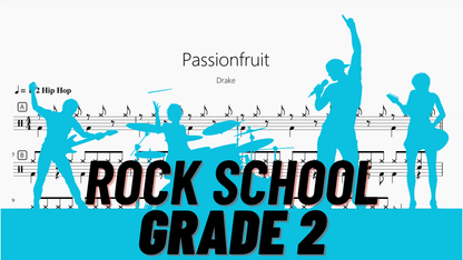 Passionfruit【Rock school Lv2】 - 鼓譜 Drumtabs ドラム楽譜