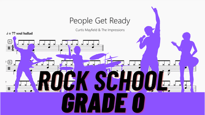 People Get Ready【Rock school Lv0】 - 鼓譜 Drumtabs ドラム楽譜