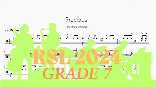 Precious【Rock school Lv7】 - 鼓譜 Drumtabs ドラム楽譜