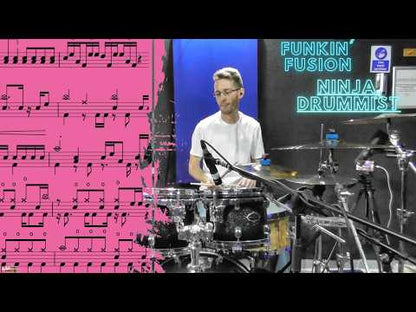 Funkin' Fusion by Ninja Drummist Drum Cover
