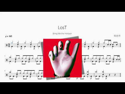 LosT【Bring Me The Horizon】 动态鼓谱视频