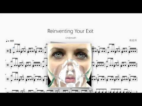 Reinventing Your Exit【Underoath】 动态鼓谱视频