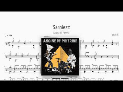 Sarniezz【Angine de Poitrine】 动态鼓谱视频