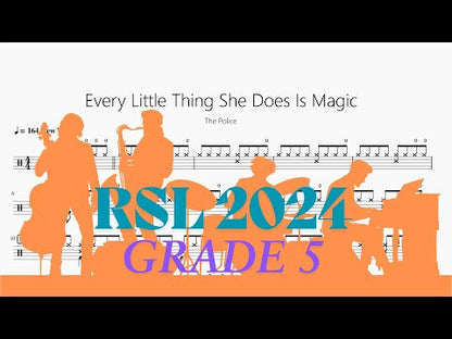 Every Little Thing She Does Is Magic【Rock school Lv5】