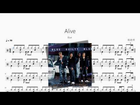 Alive【Blue】 动态鼓谱视频