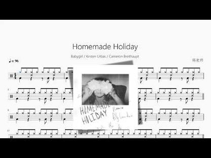 Homemade Holiday【Babygirl & Kirsten Urbas & Cameron Breithaupt】 动态鼓谱视频