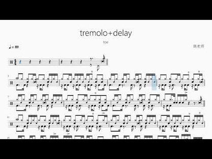 tremolo+delay【toe】