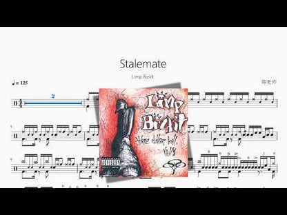 Stalemate【Limp Bizkit】 动态鼓谱视频