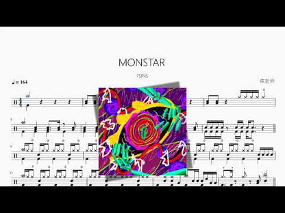 MONSTAR【7SINS】 动态鼓谱视频