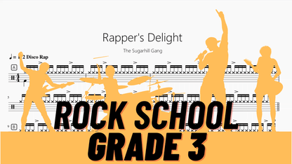 Rapper's Delight【Rock school Lv3】 - 鼓譜 Drumtabs ドラム楽譜