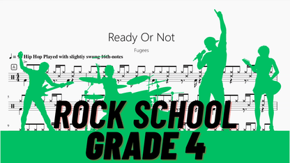 Ready Or Not【Rock school Lv4】 - 鼓譜 Drumtabs ドラム楽譜