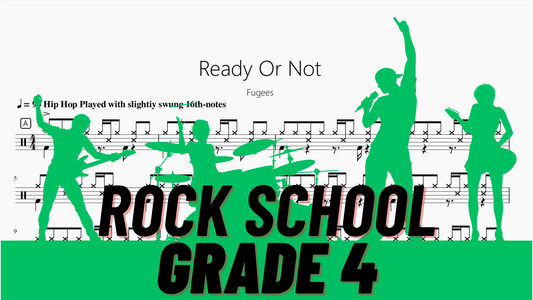 Ready Or Not【Rock school Lv4】 - 鼓譜 Drumtabs ドラム楽譜