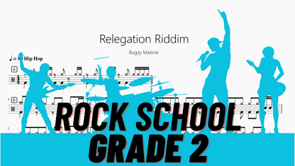 Relegation Riddim【Rock school Lv2】 - 鼓譜 Drumtabs ドラム楽譜
