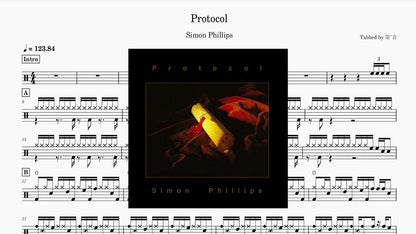 Simon Phillips - Protocol - 鼓譜 Drumtabs ドラム楽譜