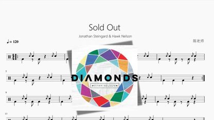Sold Out【Jonathan Steingard & Hawk Nelson】 - 鼓譜 Drumtabs ドラム楽譜