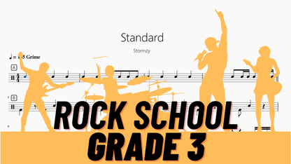 Standard【Rock school Lv3】 - 鼓譜 Drumtabs ドラム楽譜