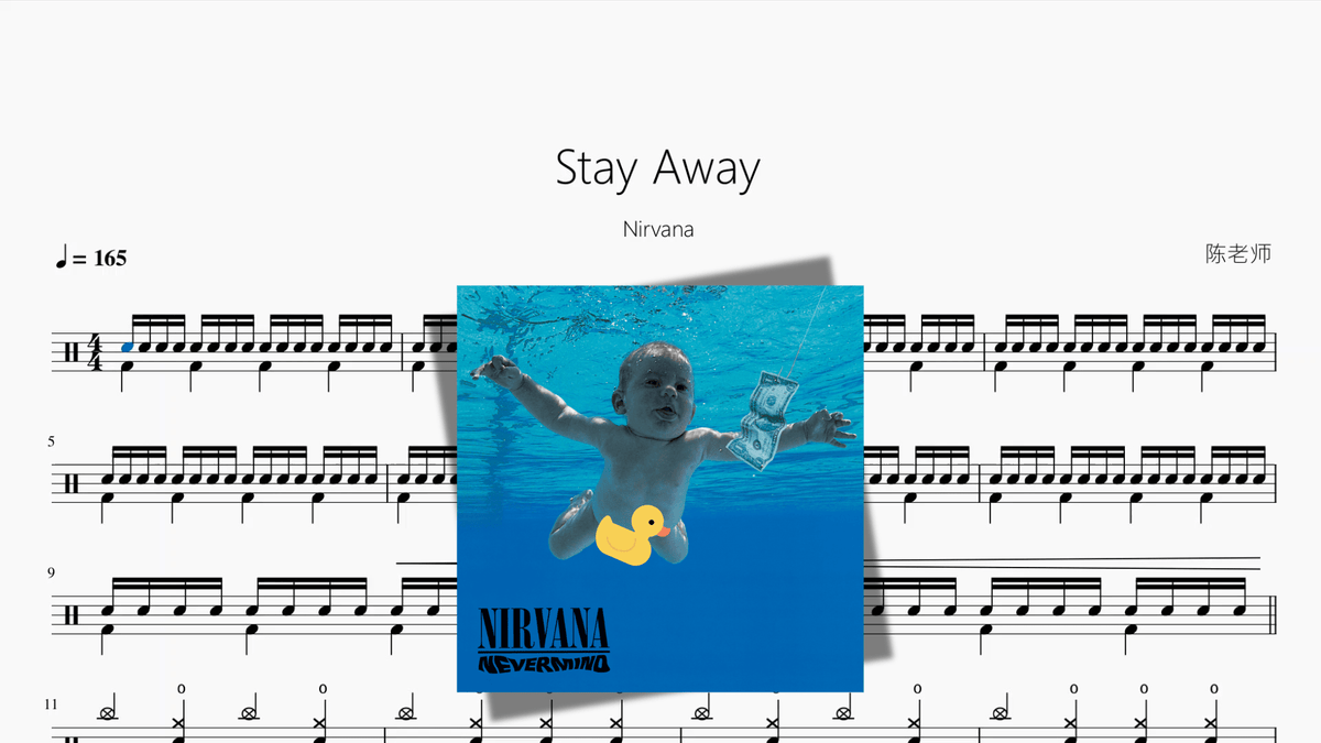 Stay Away【Nirvana】 - Good Sheet Music