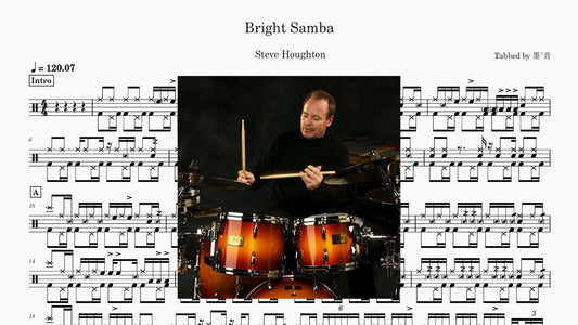 Steve Houghton - Bright Samba - 鼓譜 Drumtabs ドラム楽譜