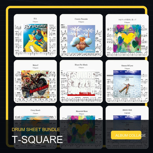 T-SQUARE 鼓譜打包合集 - 鼓譜 Drumtabs ドラム楽譜