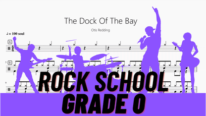 The Dock Of The Bay 【Rock school Lv0】 - 鼓譜 Drumtabs ドラム楽譜