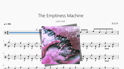 The Emptiness Machine【Linkin Park】 - 鼓譜 Drumtabs ドラム楽譜
