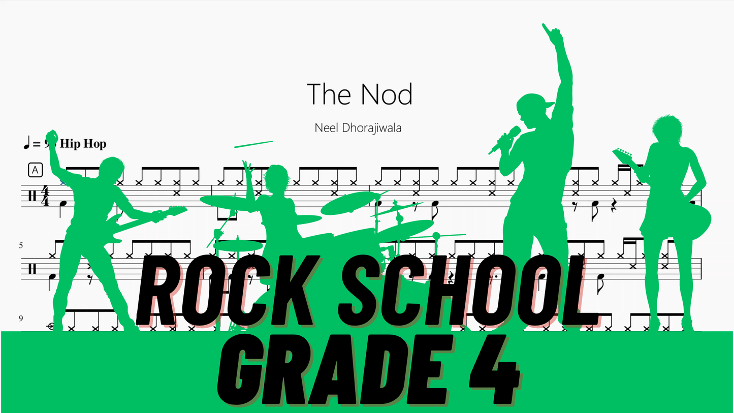The Nod【Rock school Lv4】 - 鼓譜 Drumtabs ドラム楽譜