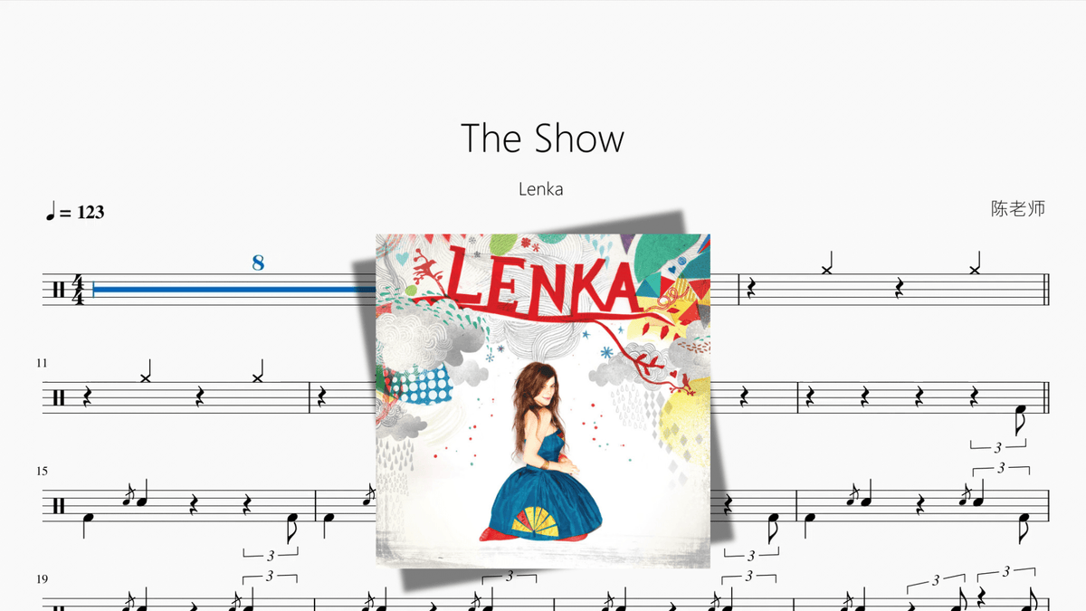 The Show【Lenka】 - Good Sheet Music