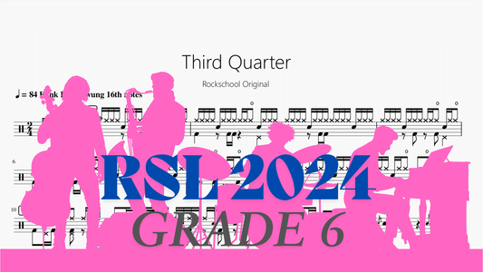 Third Quarter【Rock school Lv6】 - 鼓譜 Drumtabs ドラム楽譜