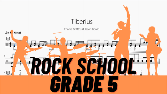 Tiberius【Rock school Lv5】 - 鼓譜 Drumtabs ドラム楽譜