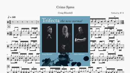 Trifecta - Crime Spree - 鼓譜 Drumtabs ドラム楽譜