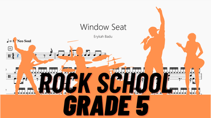 Window Seat【Rock school Lv5】 - 鼓譜 Drumtabs ドラム楽譜