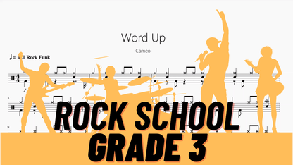 Word Up【Rock school Lv3】 - 鼓譜 Drumtabs ドラム楽譜